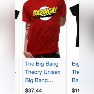 Bazingha big bang theory t shirt